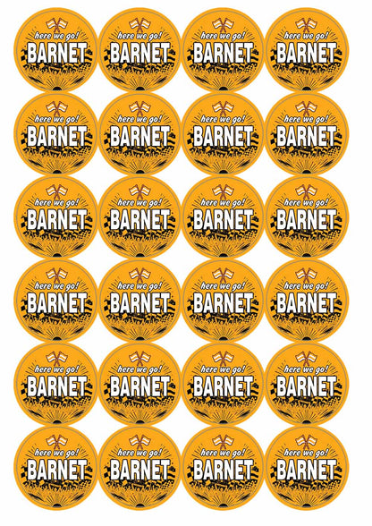 A picture of an A4 sheet of matte paper stickers