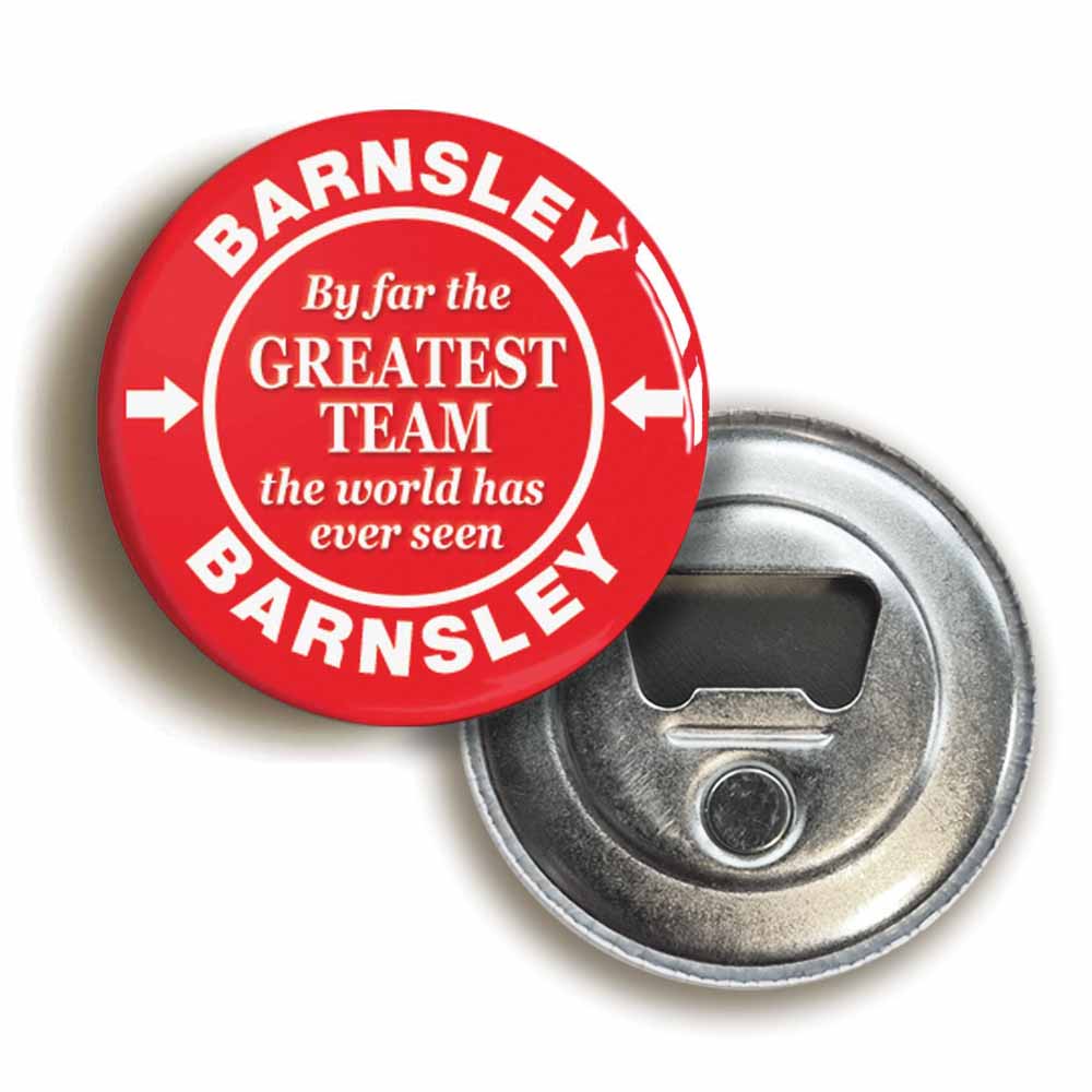 A picture of a bottle opener fridge magnet