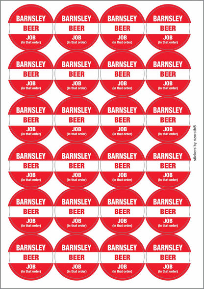 A picture of an A4 sheet of matte paper stickers