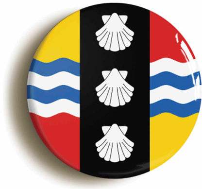 A picture of a button badge