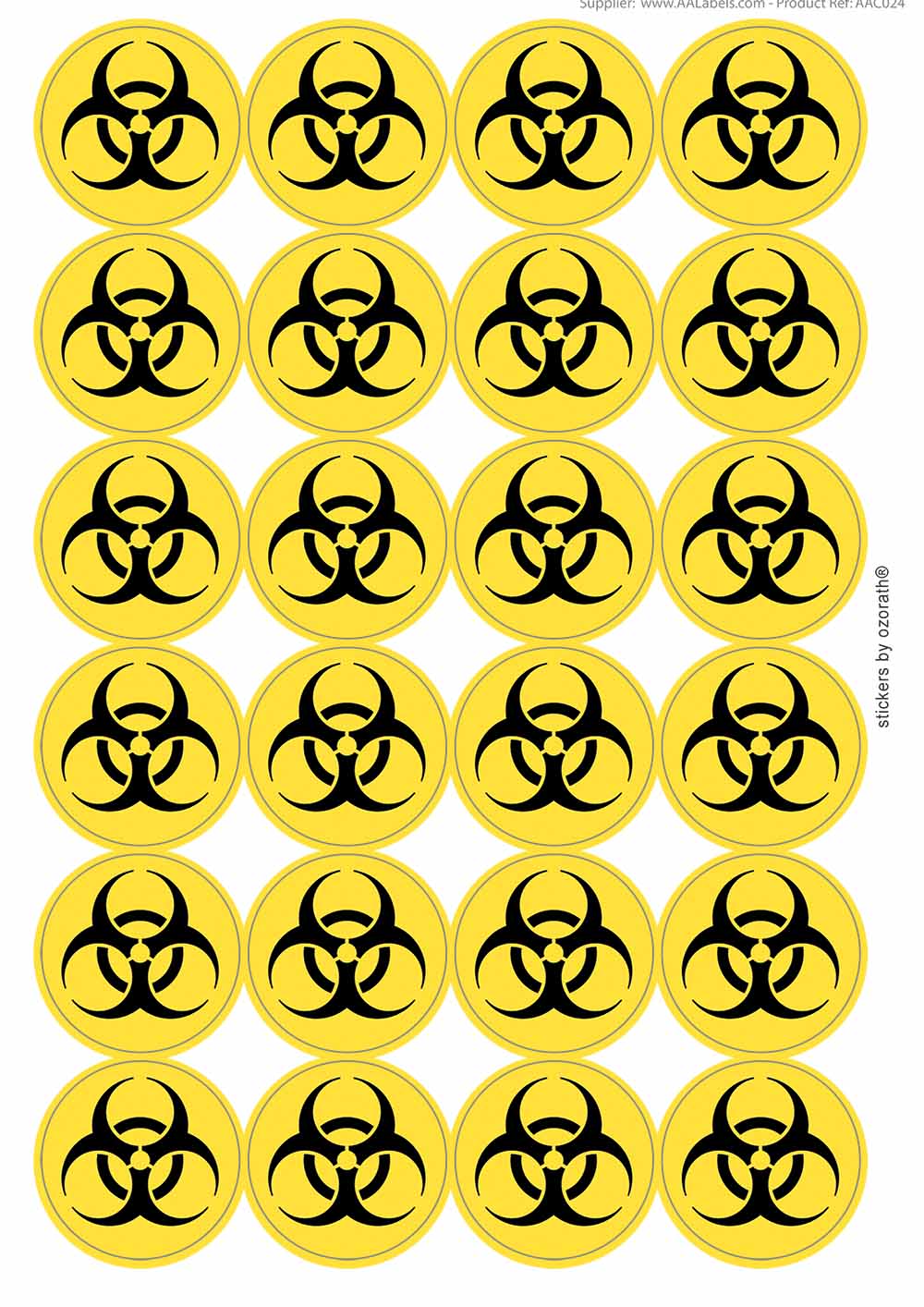 A picture of an A4 sheet of matte paper stickers