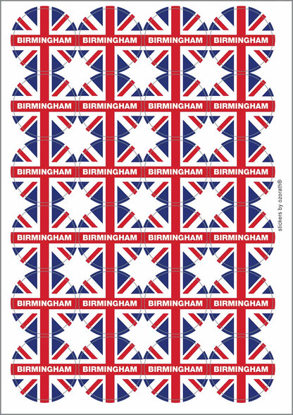A picture of an A4 sheet of matte paper stickers