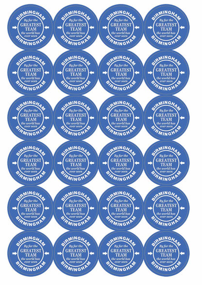 A picture of an A4 sheet of matte paper stickers