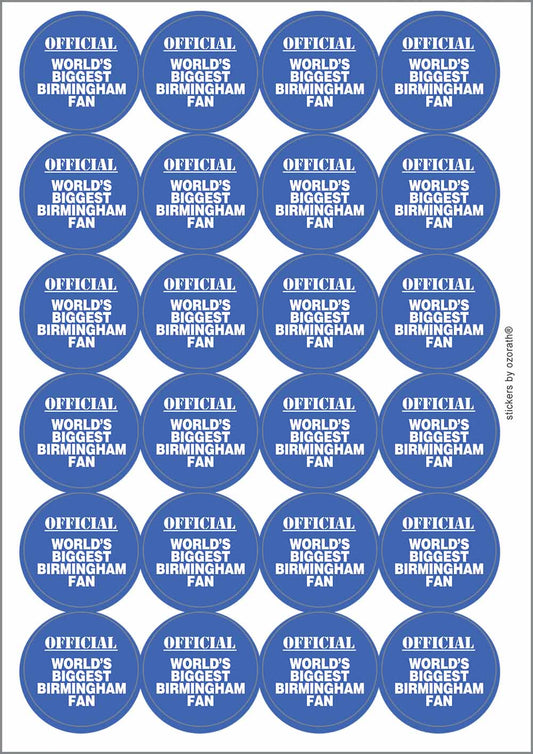 A picture of an A4 sheet of matte paper stickers