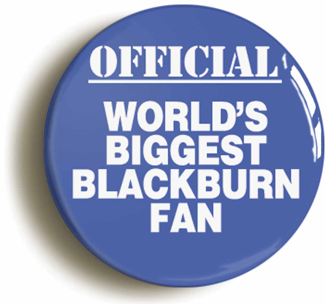 A picture of the front of the product, titled World's Biggest Rovers Fan B Circular 50mm Fridge Magnet
