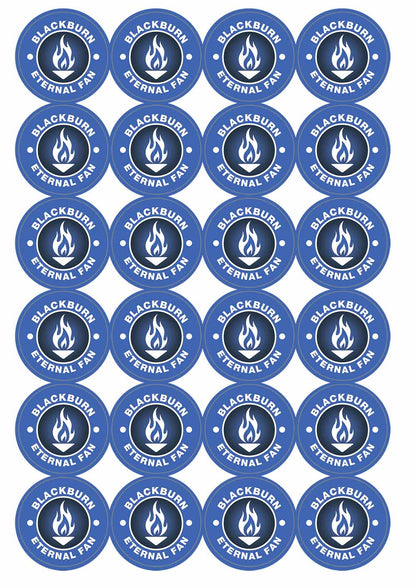 A picture of an A4 sheet of matte paper stickers