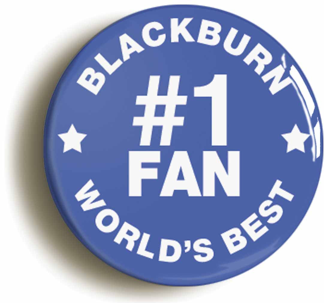 A picture of the front of the product, titled Blackburn #1 Fan Circular 50mm Fridge Magnet