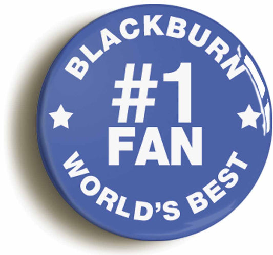 A picture of the front of the product, titled Blackburn #1 Fan Circular 50mm Fridge Magnet