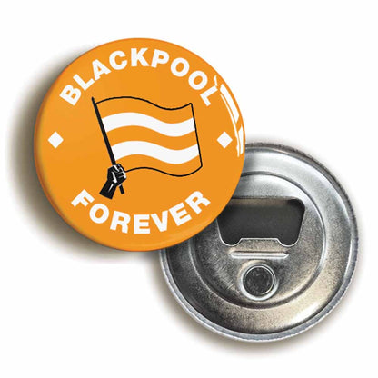 A picture of a bottle opener fridge magnet