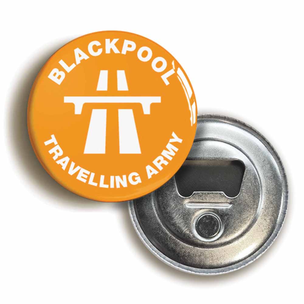 A picture of a bottle opener fridge magnet