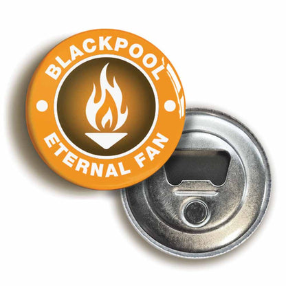 A picture of a bottle opener fridge magnet