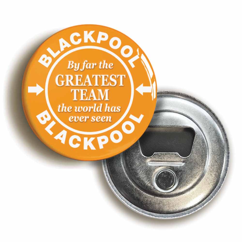 A picture of a bottle opener fridge magnet