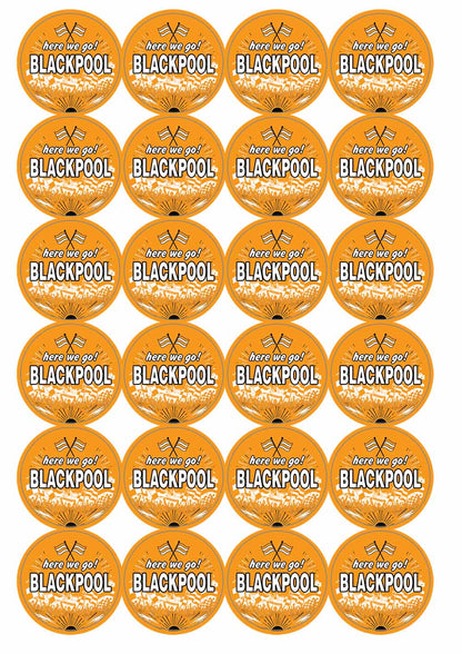 A picture of an A4 sheet of matte paper stickers