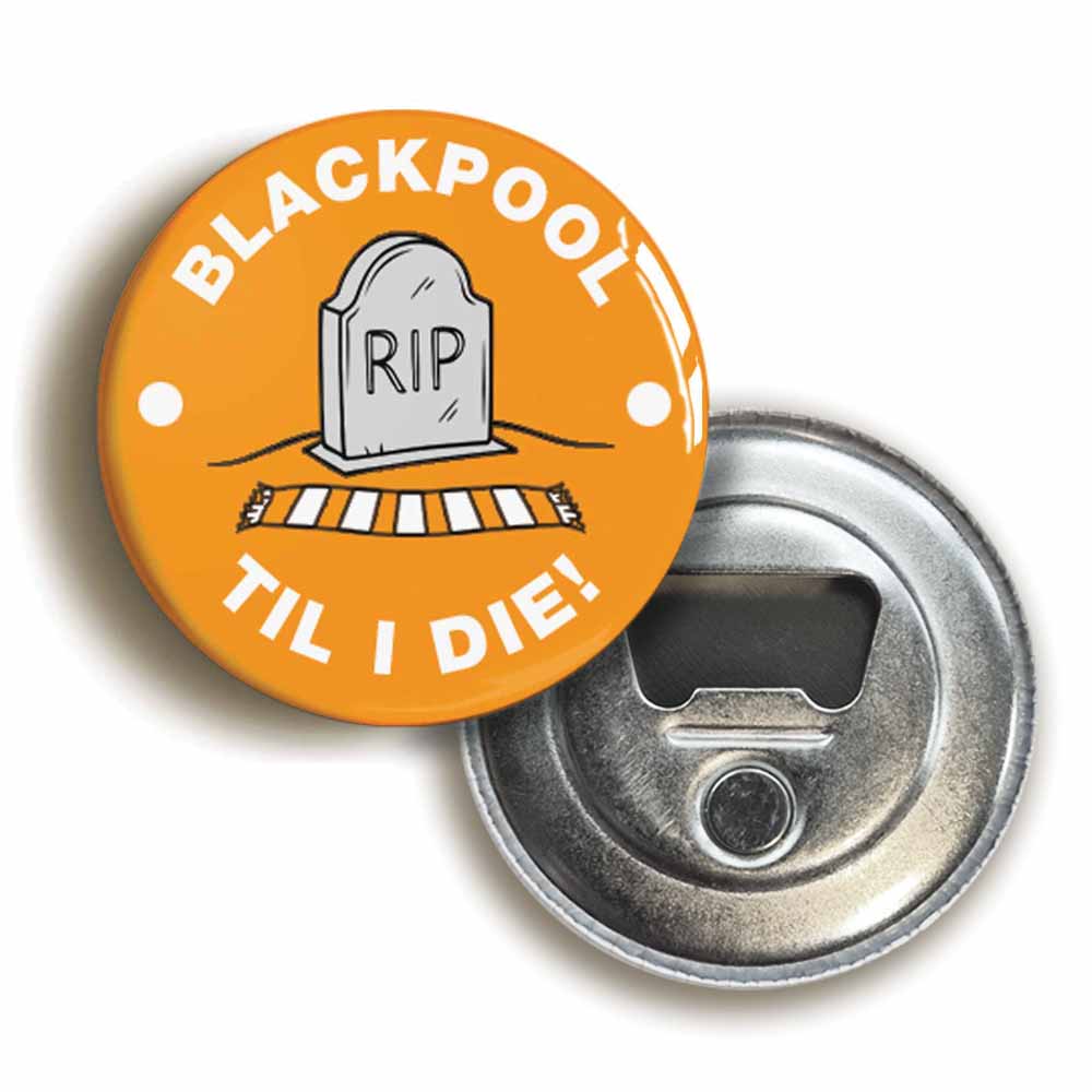 A picture of a bottle opener fridge magnet