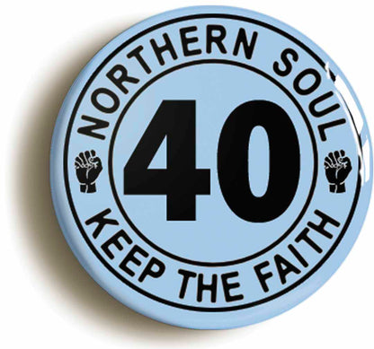 A picture of a button badge