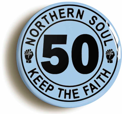 A picture of a button badge