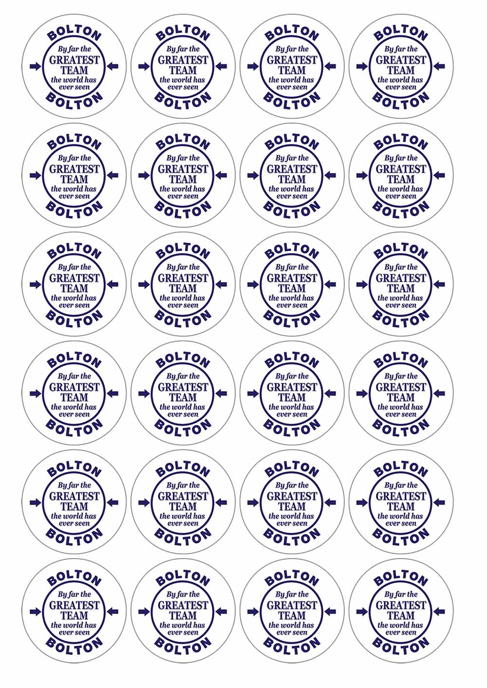 A picture of an A4 sheet of matte paper stickers
