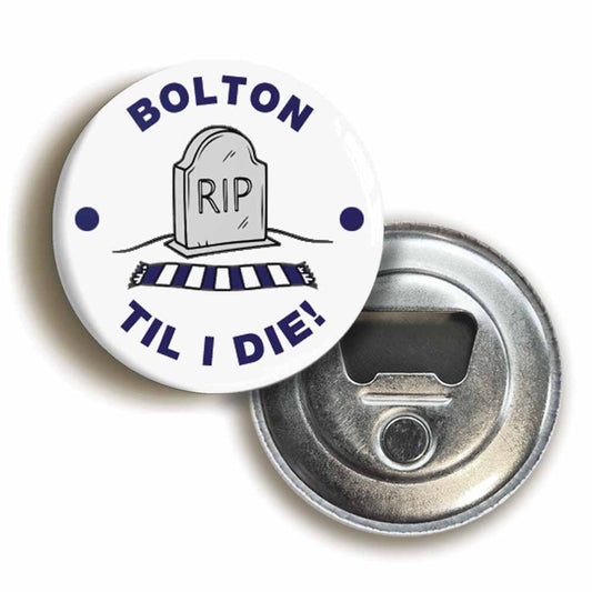 A picture of a bottle opener fridge magnet