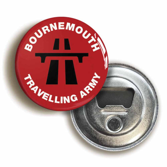 A picture of a bottle opener fridge magnet
