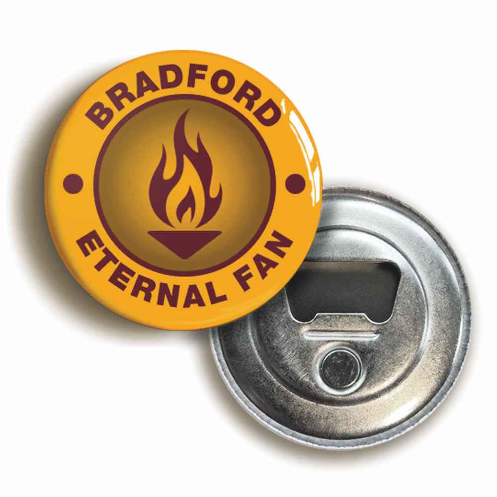 A picture of a bottle opener fridge magnet