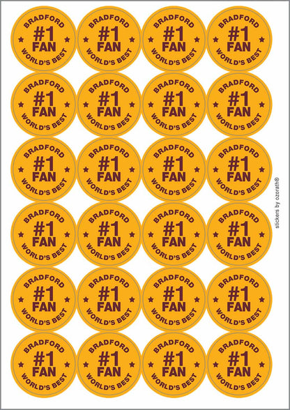 A picture of an A4 sheet of matte paper stickers