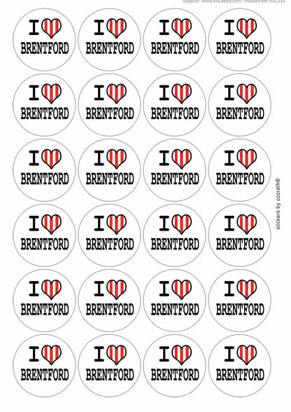 A picture of an A4 sheet of matte paper stickers