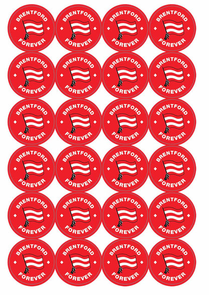 A picture of an A4 sheet of matte paper stickers