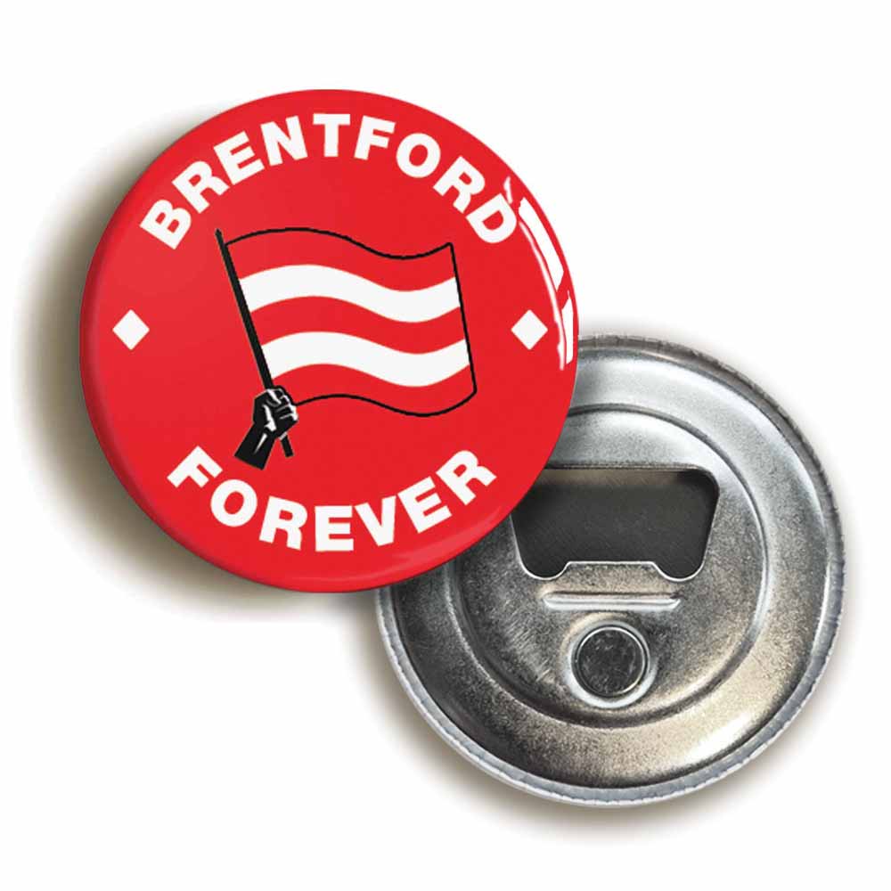 A picture of a bottle opener fridge magnet