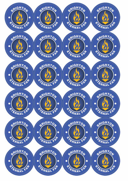 A picture of an A4 sheet of matte paper stickers
