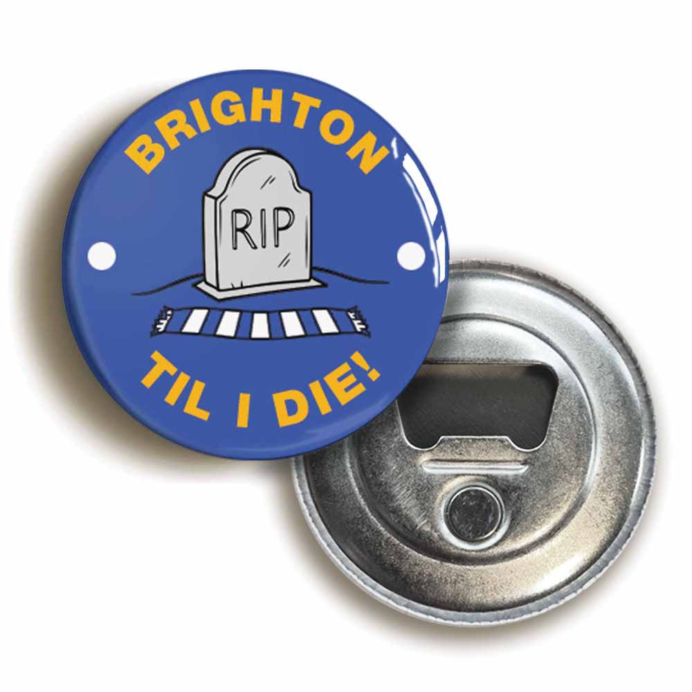 A picture of a bottle opener fridge magnet