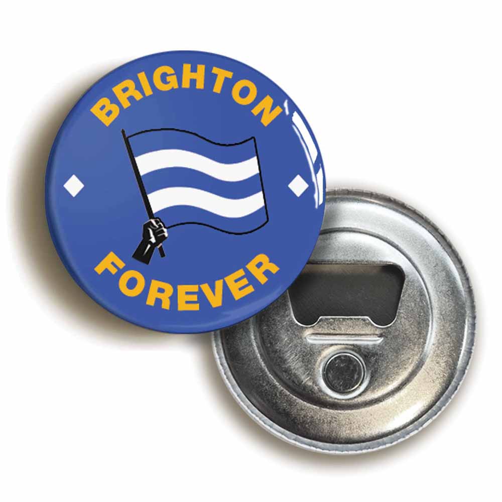 A picture of a bottle opener fridge magnet