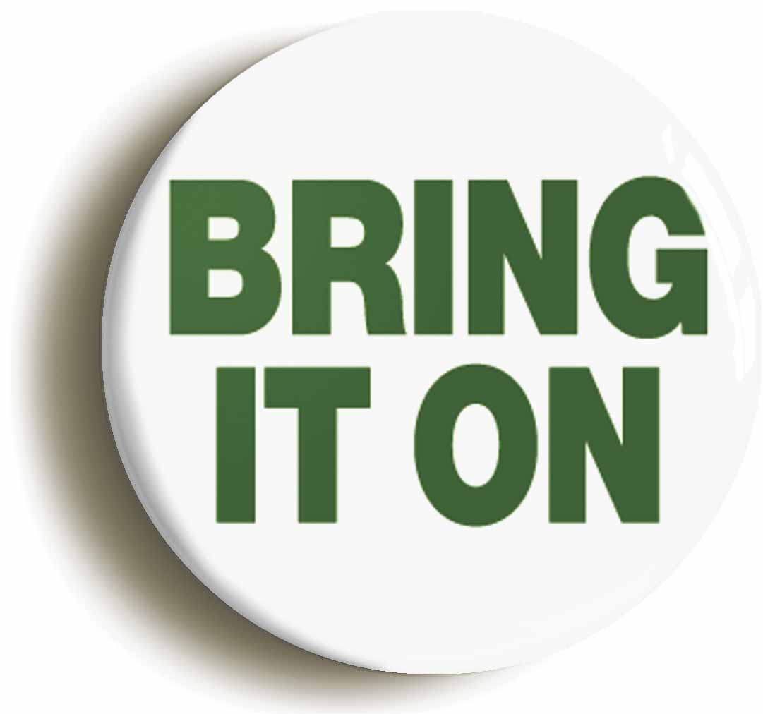 A picture of a button badge