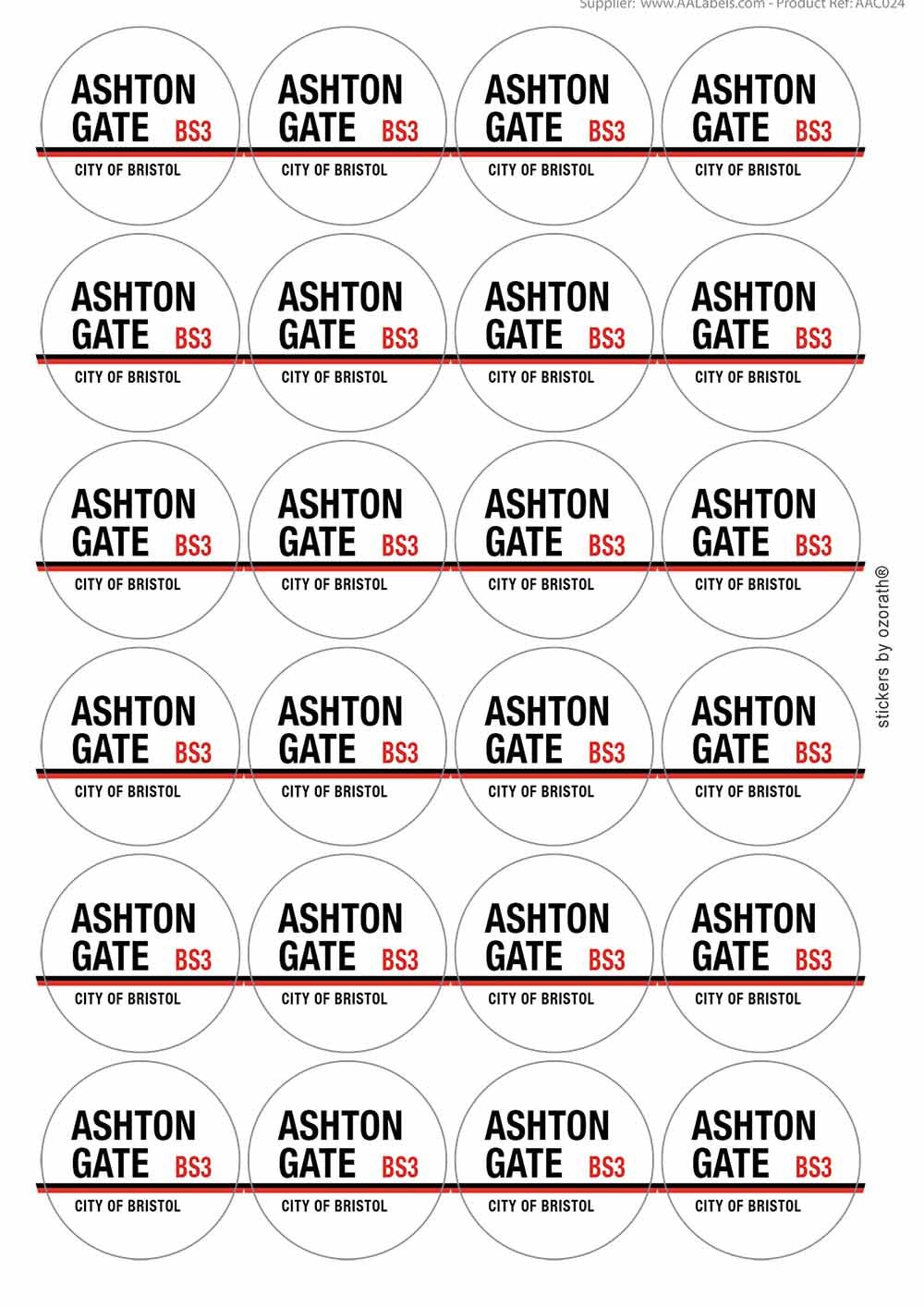 A picture of an A4 sheet of matte paper stickers