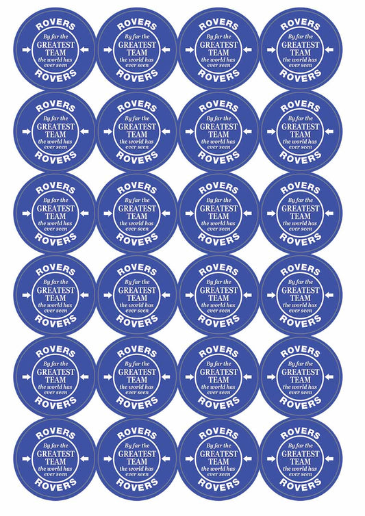 A picture of an A4 sheet of matte paper stickers