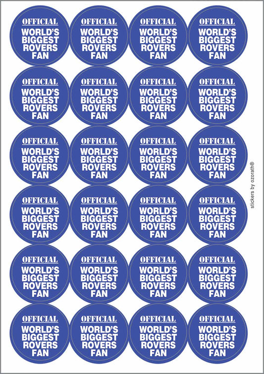 A picture of an A4 sheet of matte paper stickers