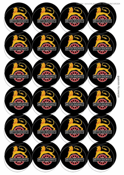 A picture of an A4 sheet of matte paper stickers