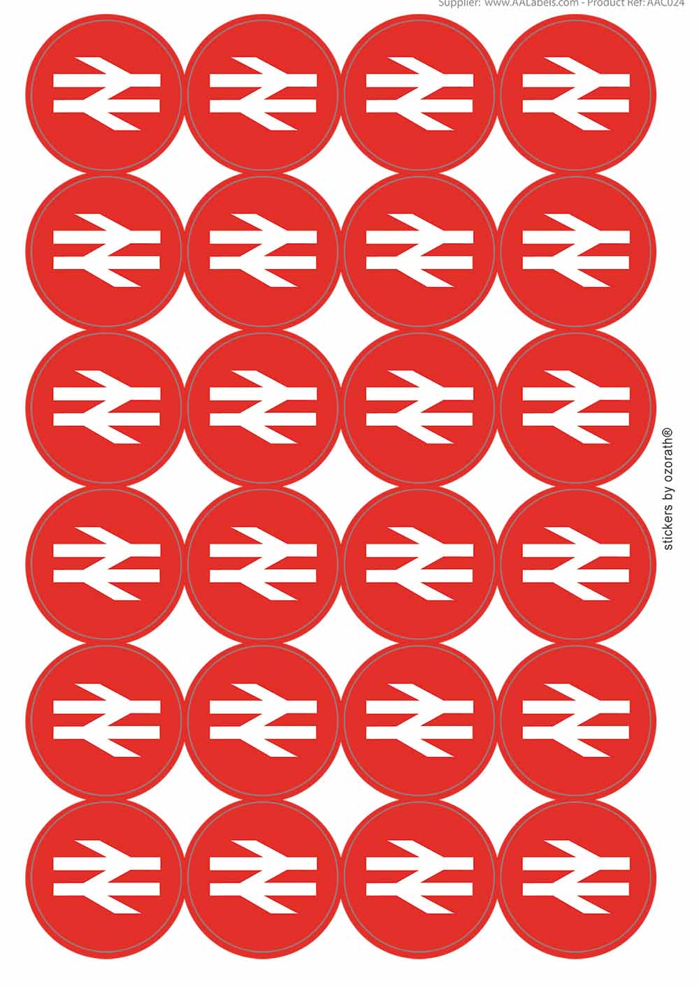A picture of an A4 sheet of matte paper stickers