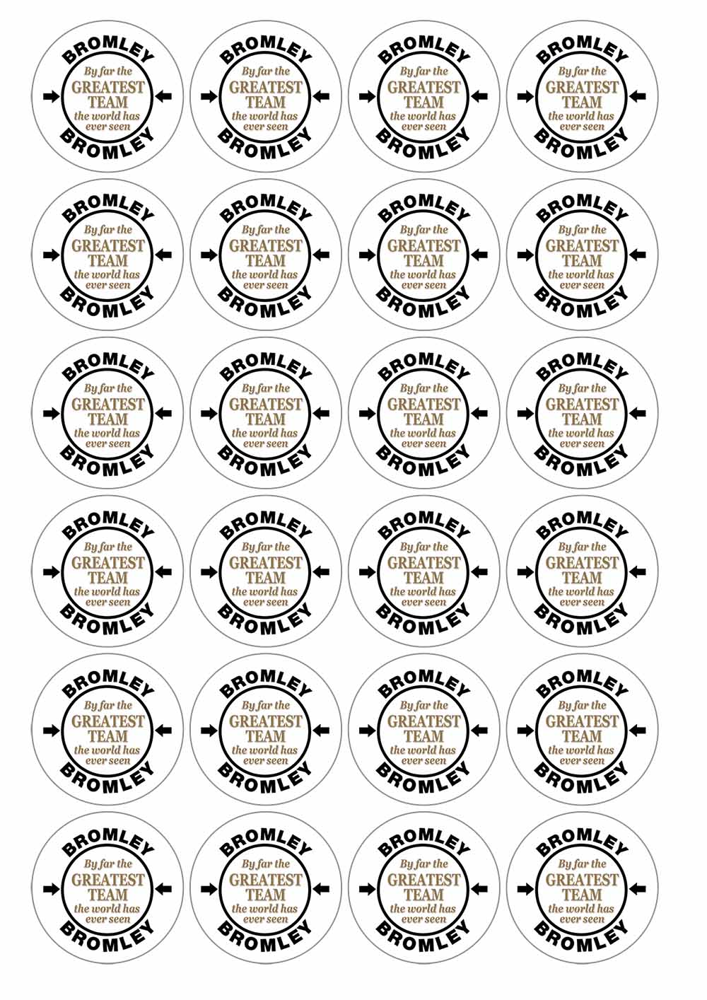 A picture of an A4 sheet of matte paper stickers