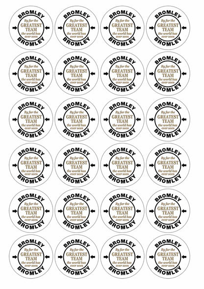 A picture of an A4 sheet of matte paper stickers