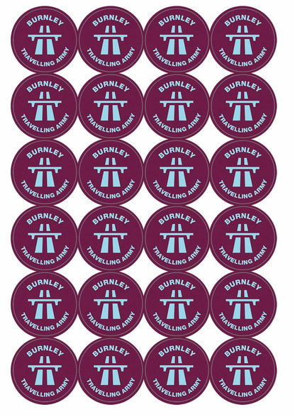 A picture of an A4 sheet of matte paper stickers