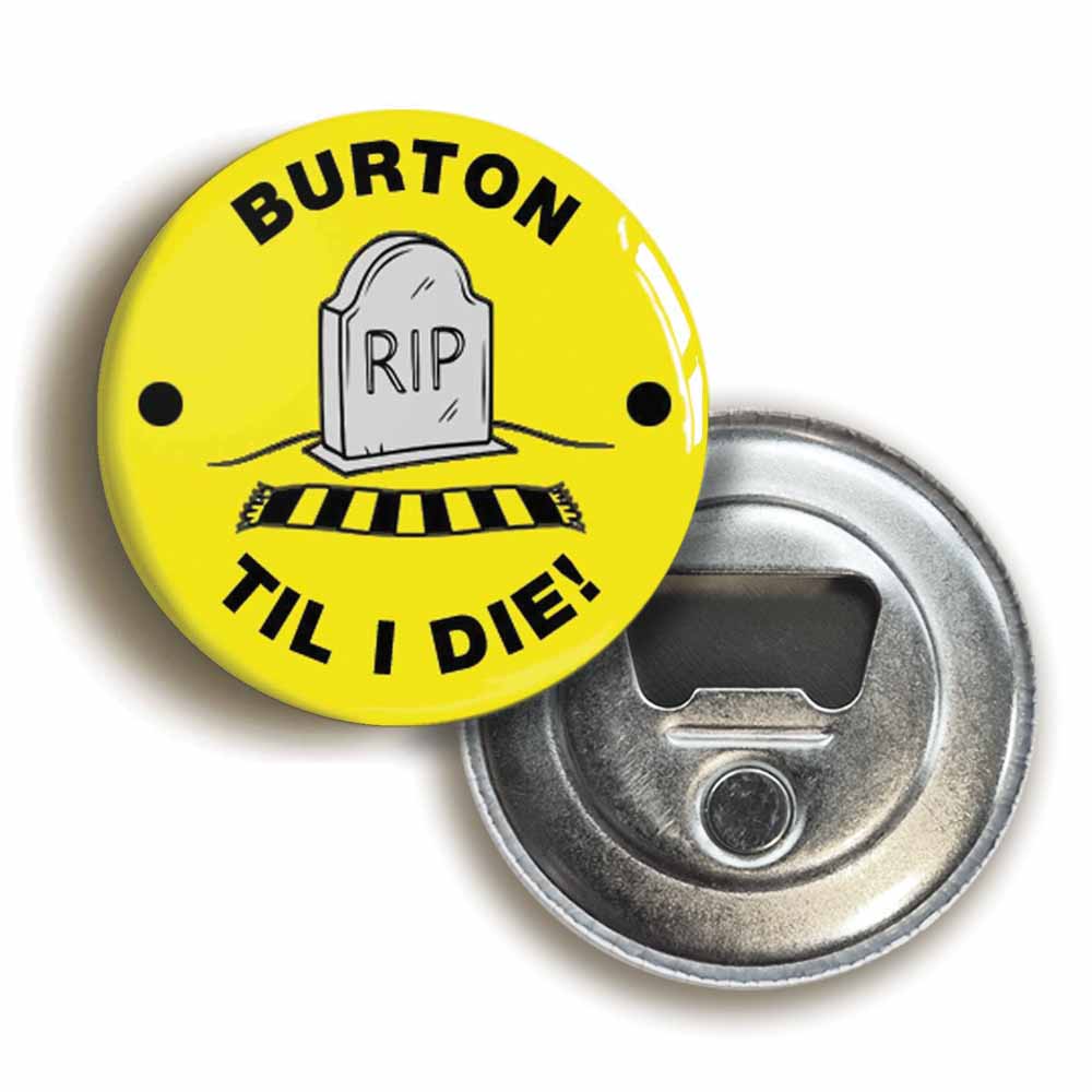 A picture of a bottle opener fridge magnet