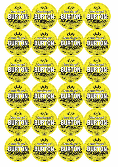 A picture of an A4 sheet of matte paper stickers