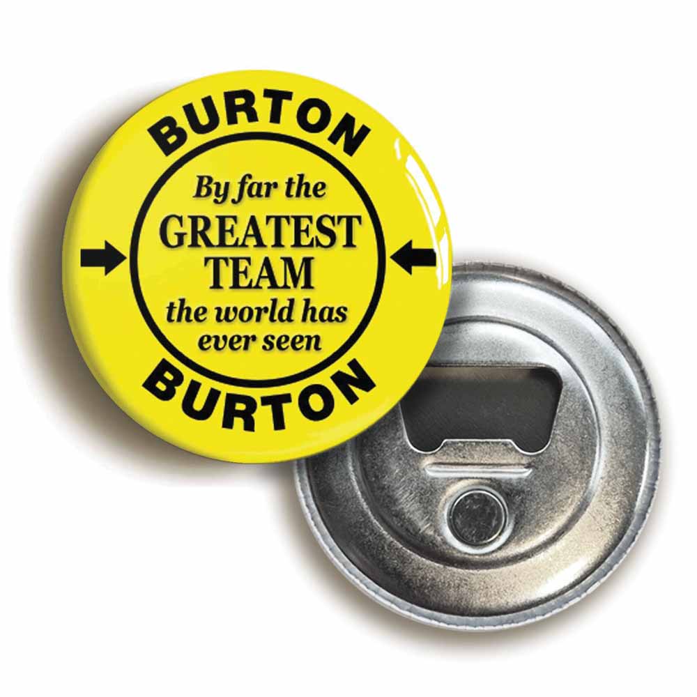 A picture of a bottle opener fridge magnet