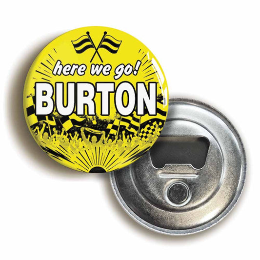 A picture of a bottle opener fridge magnet
