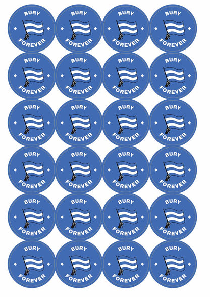 A picture of an A4 sheet of matte paper stickers
