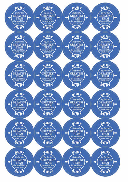 A picture of an A4 sheet of matte paper stickers