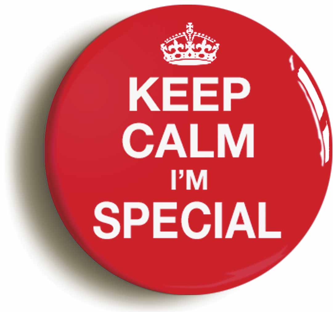 A picture of a button badge