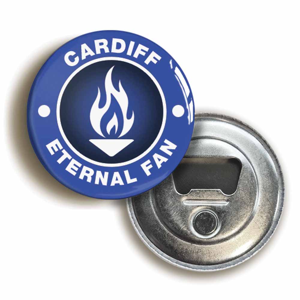 A picture of a bottle opener fridge magnet