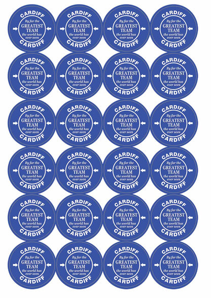 A picture of an A4 sheet of matte paper stickers
