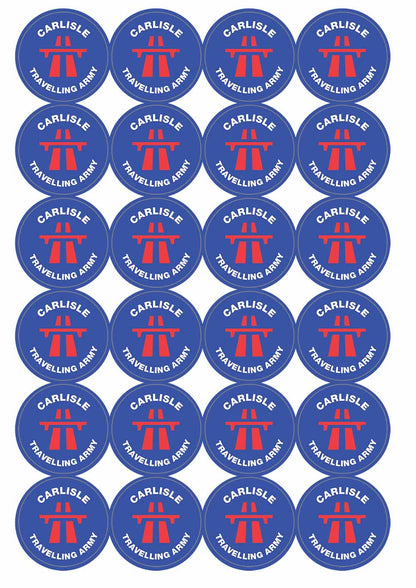 A picture of an A4 sheet of matte paper stickers